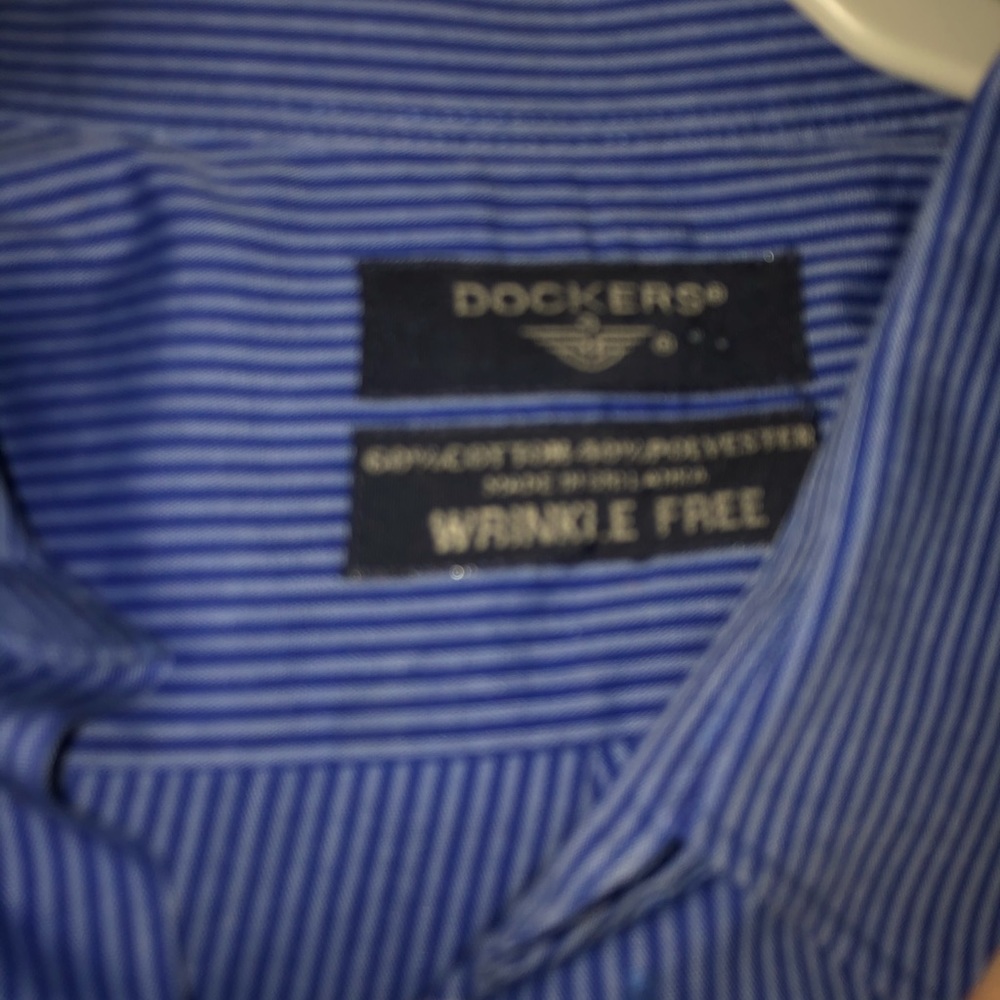 Blue button up - Picture 3 of 3